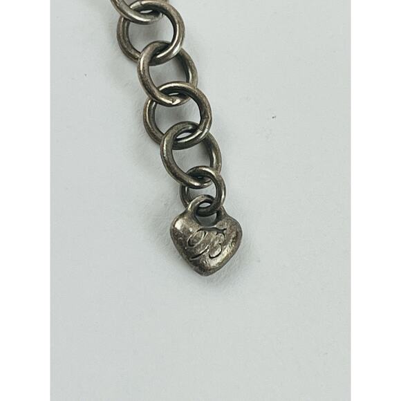 Vintage Gold and Silver Plated Link Bracelet Crystals Stamped Brighton Western - Picture 5 of 13